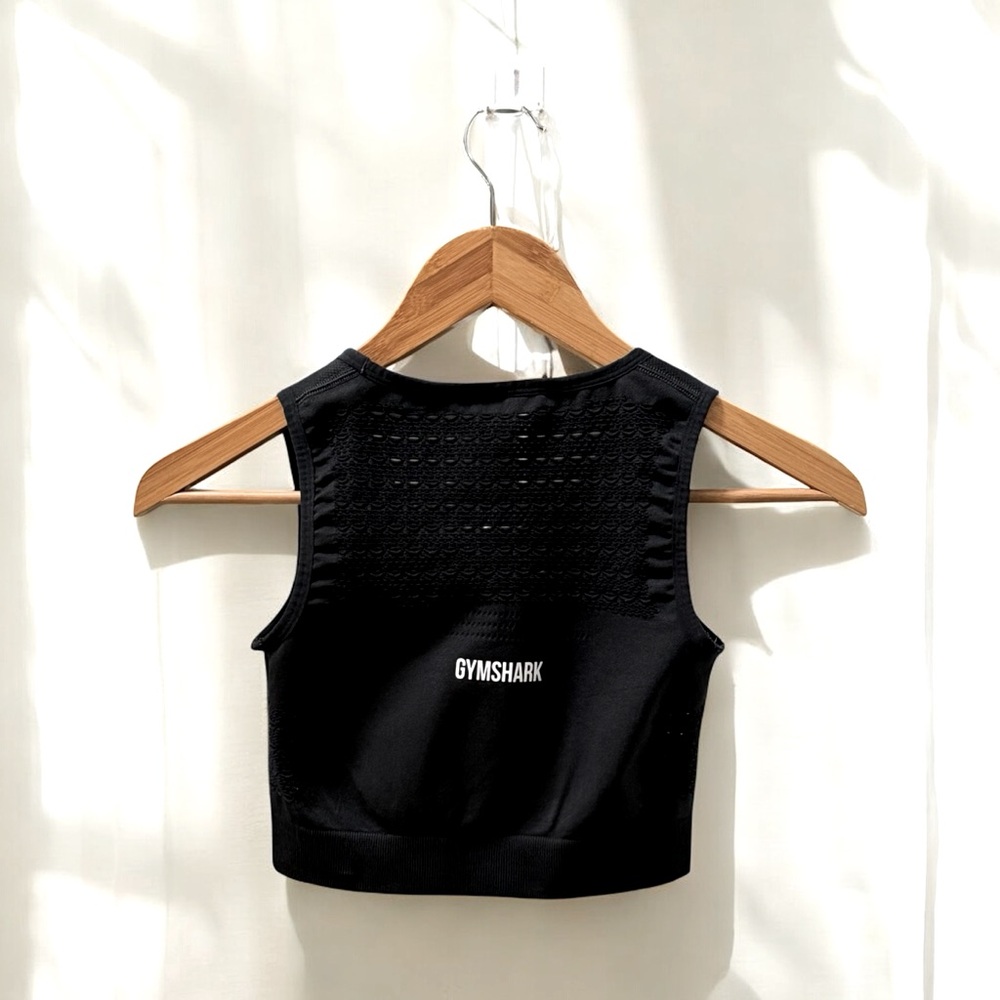 Women’s Gymshark Black Sports Bra! Small! - Picture 2 of 5